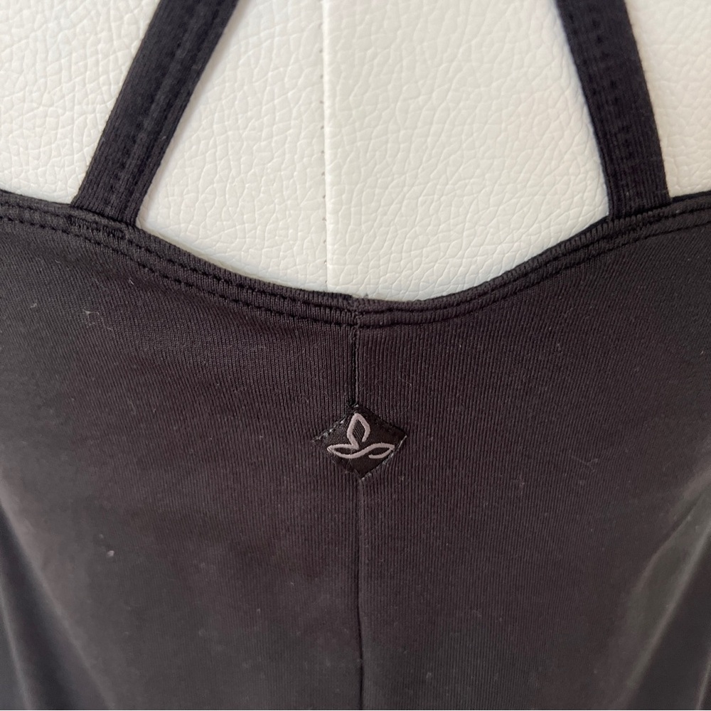 Prana Dreaming Dress Large Black Fitness Workout Casual Retreat - Picture 4 of 8